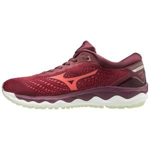 Mizuno Wave Sky 3 Womens Running Shoes Canada - Red